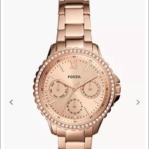 Fossil Izzy Multifunction Rose Gold-Tone Stainless Steel Watch